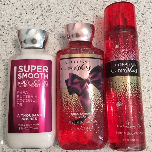 Bath Body Works A Thousand Wishes Gift Set Nwt